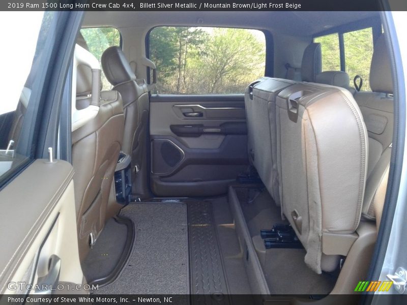 Billett Silver Metallic / Mountain Brown/Light Frost Beige 2019 Ram 1500 Long Horn Crew Cab 4x4