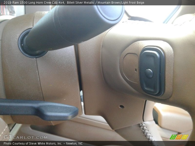Billett Silver Metallic / Mountain Brown/Light Frost Beige 2019 Ram 1500 Long Horn Crew Cab 4x4