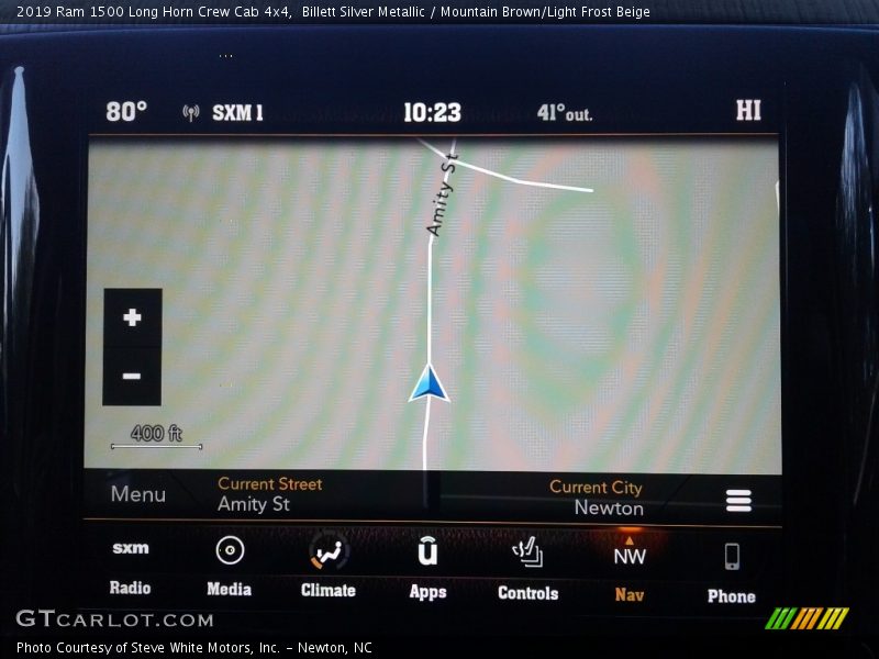 Billett Silver Metallic / Mountain Brown/Light Frost Beige 2019 Ram 1500 Long Horn Crew Cab 4x4