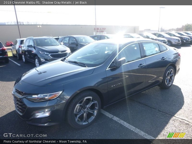 Shadow Gray Metallic / Jet Black 2019 Chevrolet Malibu RS