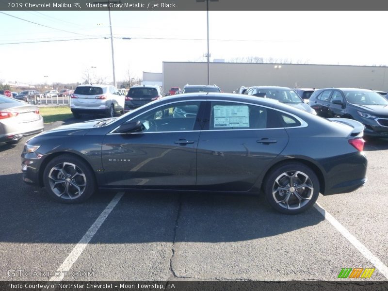 Shadow Gray Metallic / Jet Black 2019 Chevrolet Malibu RS