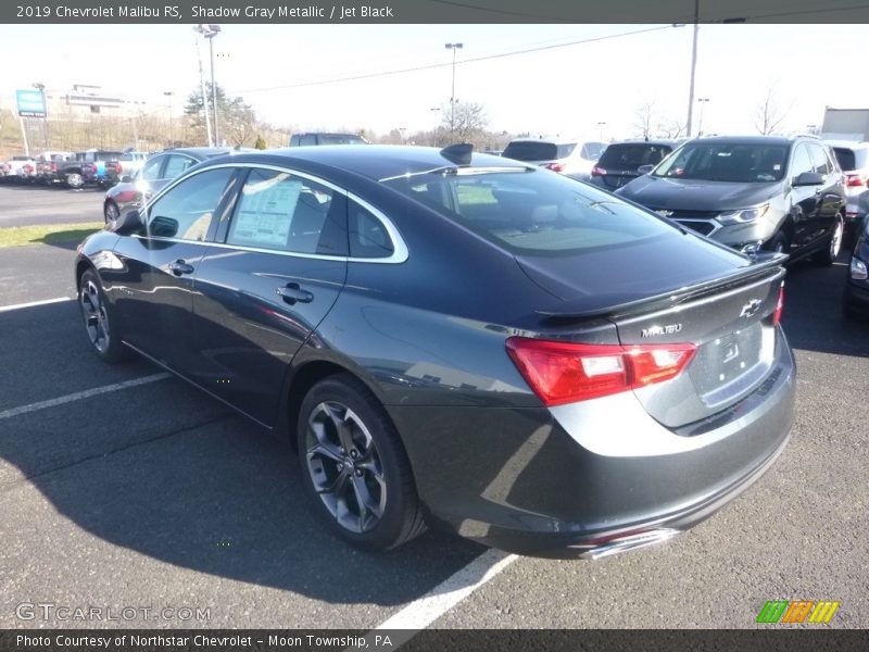 Shadow Gray Metallic / Jet Black 2019 Chevrolet Malibu RS