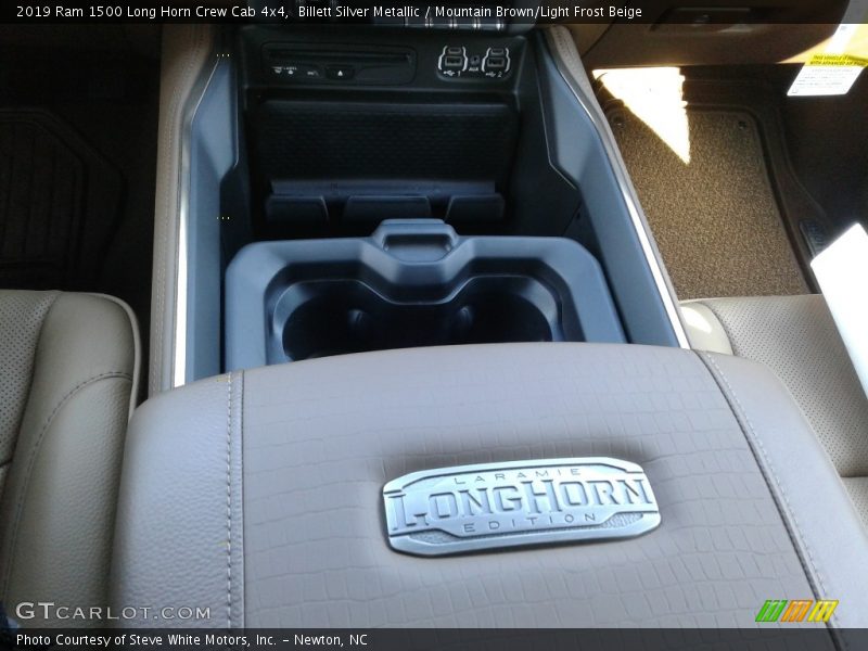 Billett Silver Metallic / Mountain Brown/Light Frost Beige 2019 Ram 1500 Long Horn Crew Cab 4x4