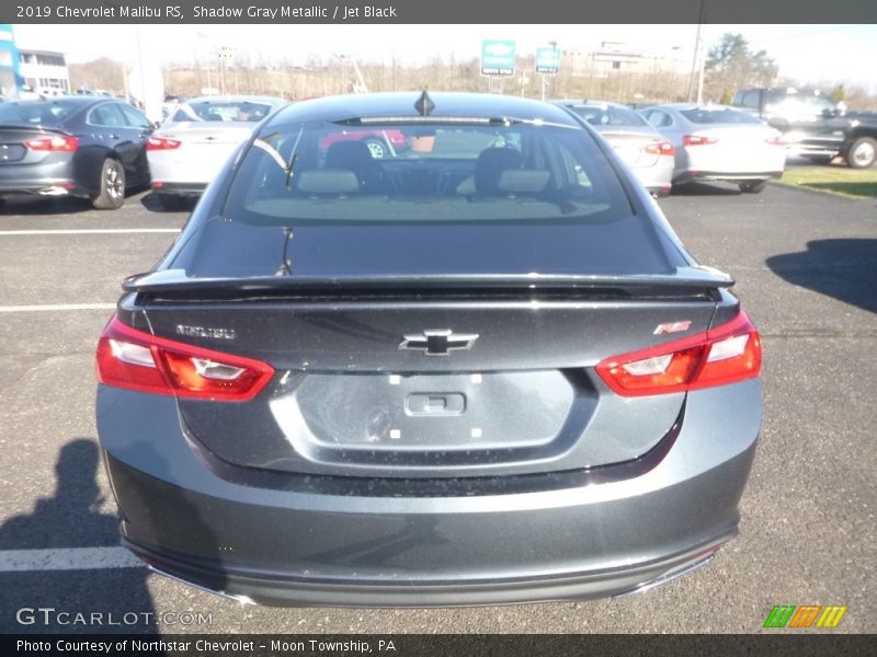 Shadow Gray Metallic / Jet Black 2019 Chevrolet Malibu RS