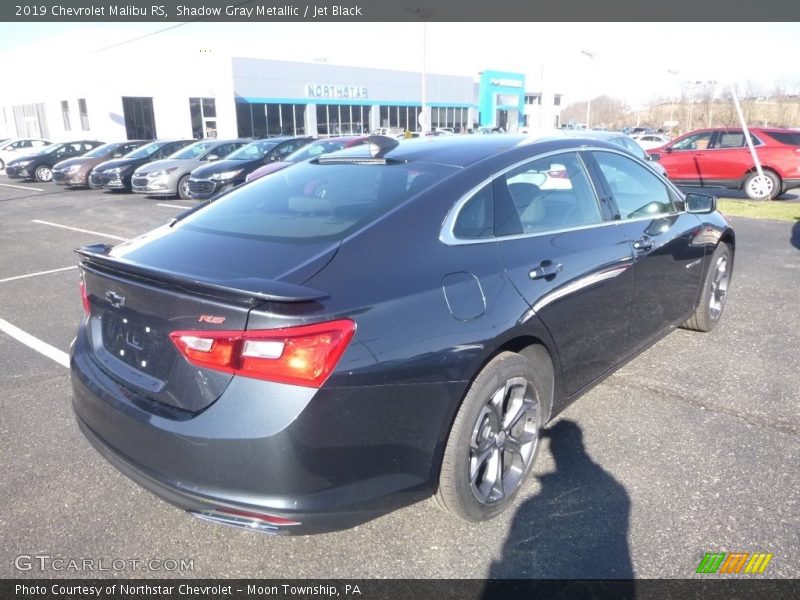 Shadow Gray Metallic / Jet Black 2019 Chevrolet Malibu RS