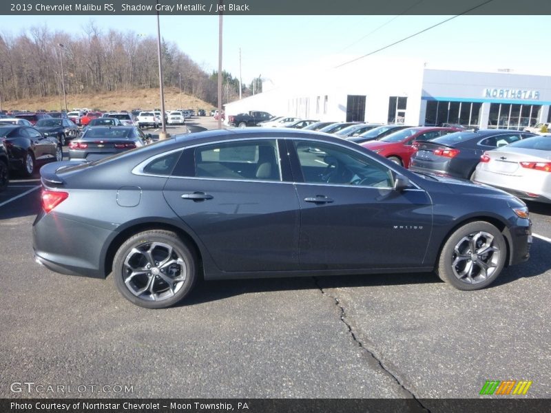 Shadow Gray Metallic / Jet Black 2019 Chevrolet Malibu RS