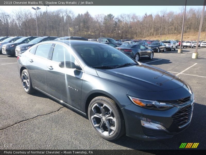 Shadow Gray Metallic / Jet Black 2019 Chevrolet Malibu RS