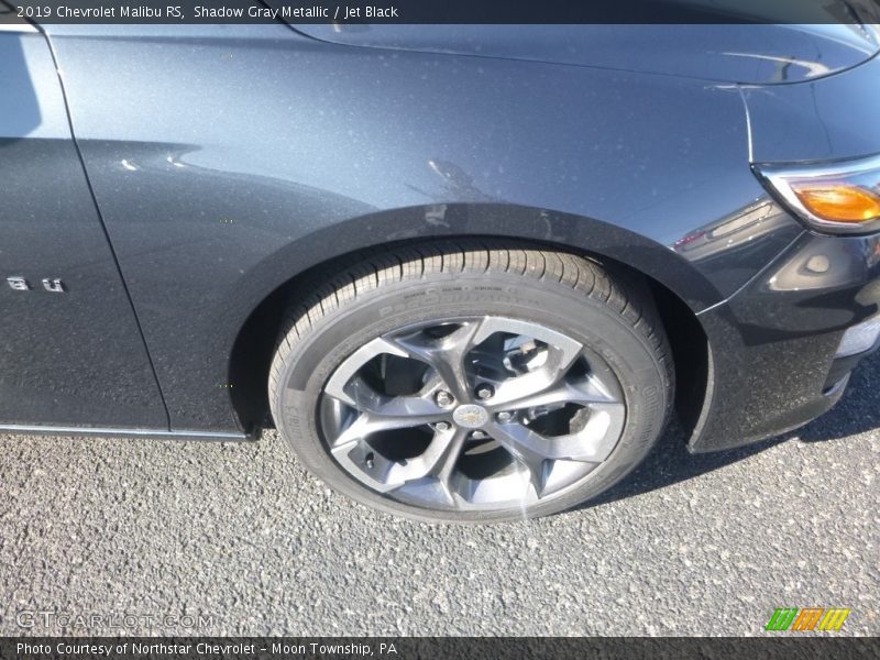 Shadow Gray Metallic / Jet Black 2019 Chevrolet Malibu RS