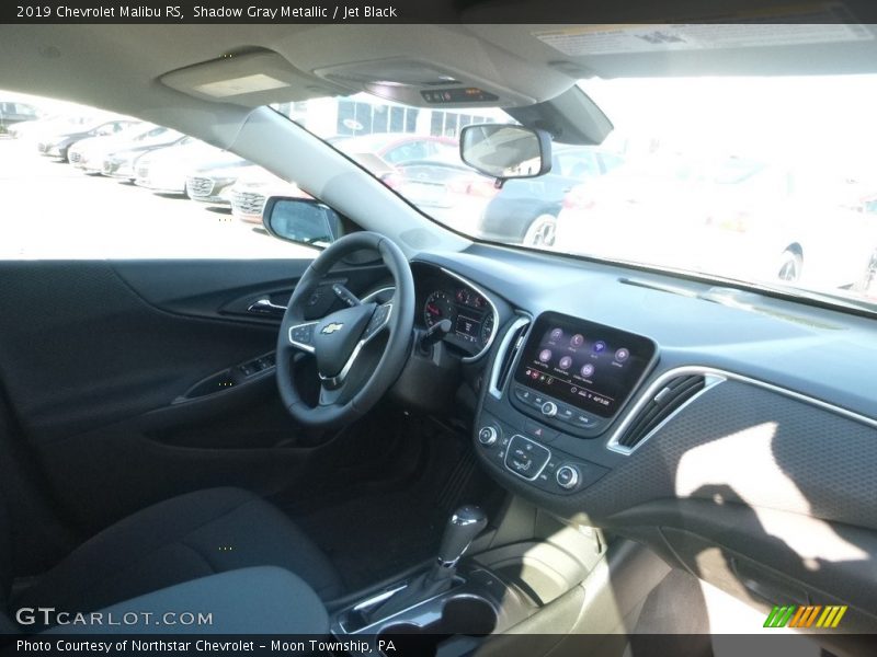 Shadow Gray Metallic / Jet Black 2019 Chevrolet Malibu RS