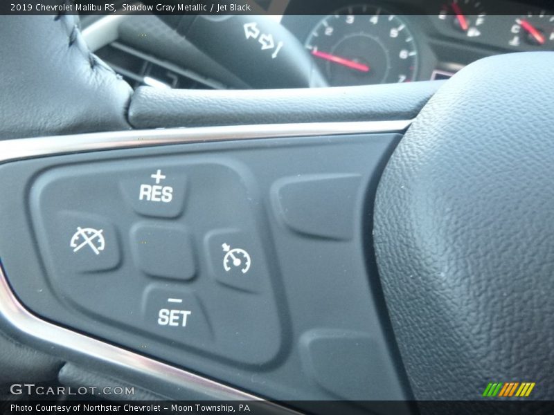 Shadow Gray Metallic / Jet Black 2019 Chevrolet Malibu RS