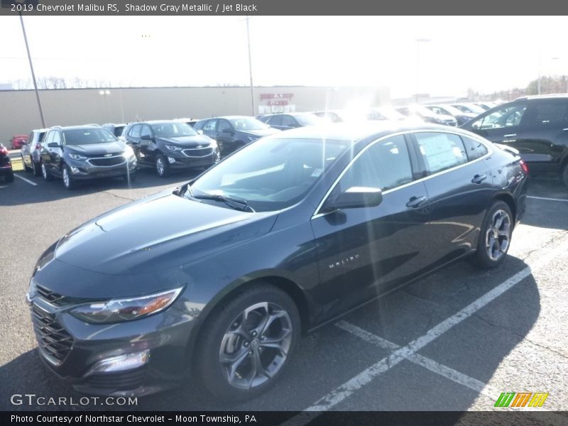 Shadow Gray Metallic / Jet Black 2019 Chevrolet Malibu RS
