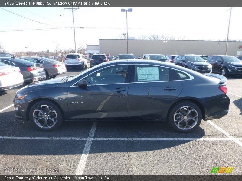 Shadow Gray Metallic / Jet Black 2019 Chevrolet Malibu RS