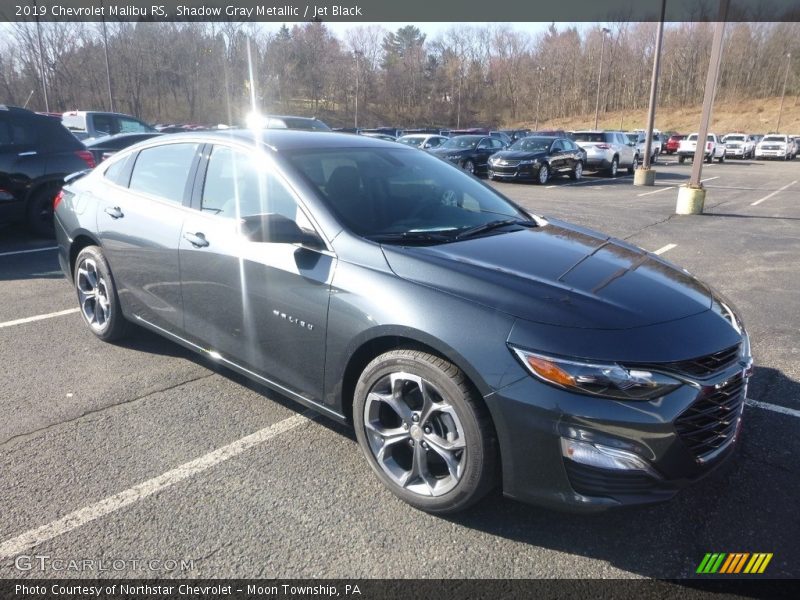 Shadow Gray Metallic / Jet Black 2019 Chevrolet Malibu RS