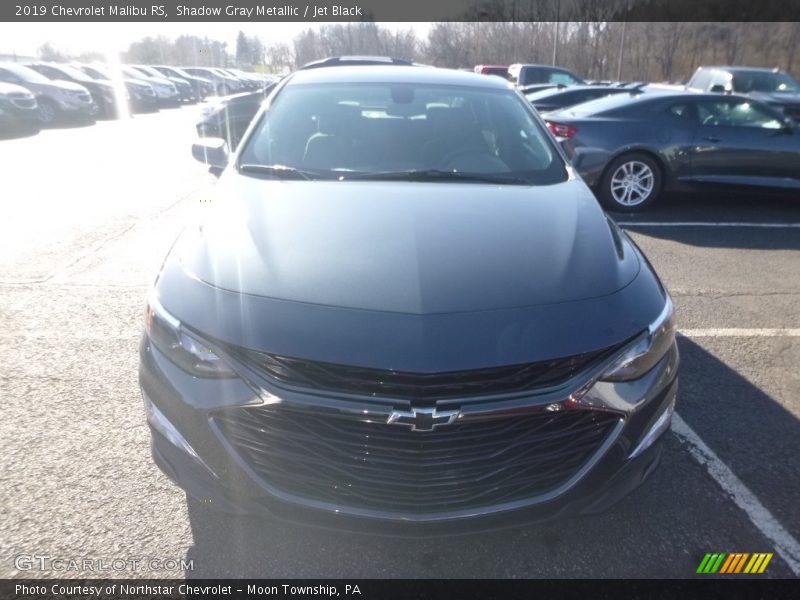 Shadow Gray Metallic / Jet Black 2019 Chevrolet Malibu RS