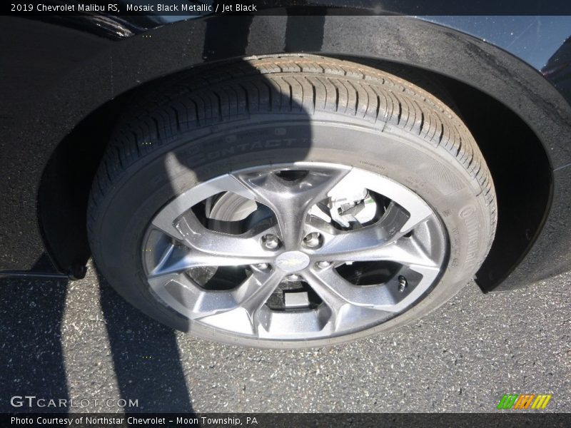 Mosaic Black Metallic / Jet Black 2019 Chevrolet Malibu RS