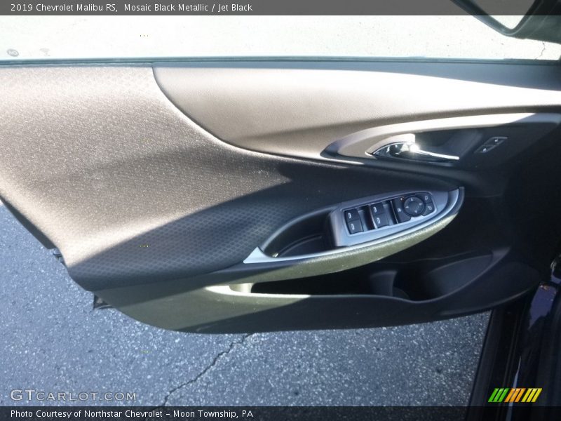 Mosaic Black Metallic / Jet Black 2019 Chevrolet Malibu RS