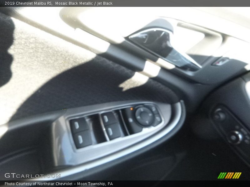Mosaic Black Metallic / Jet Black 2019 Chevrolet Malibu RS