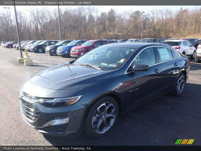 Shadow Gray Metallic / Jet Black 2019 Chevrolet Malibu RS