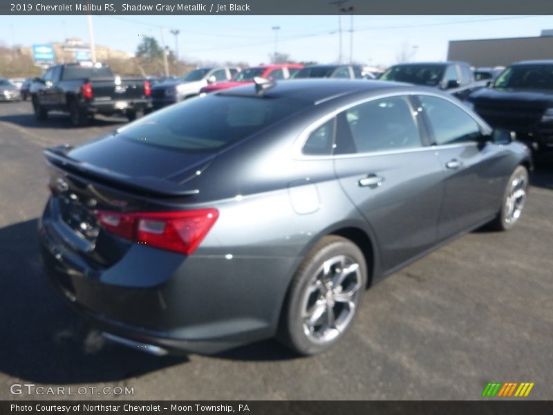 Shadow Gray Metallic / Jet Black 2019 Chevrolet Malibu RS