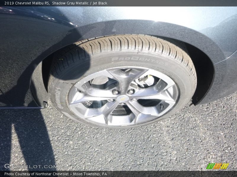 Shadow Gray Metallic / Jet Black 2019 Chevrolet Malibu RS