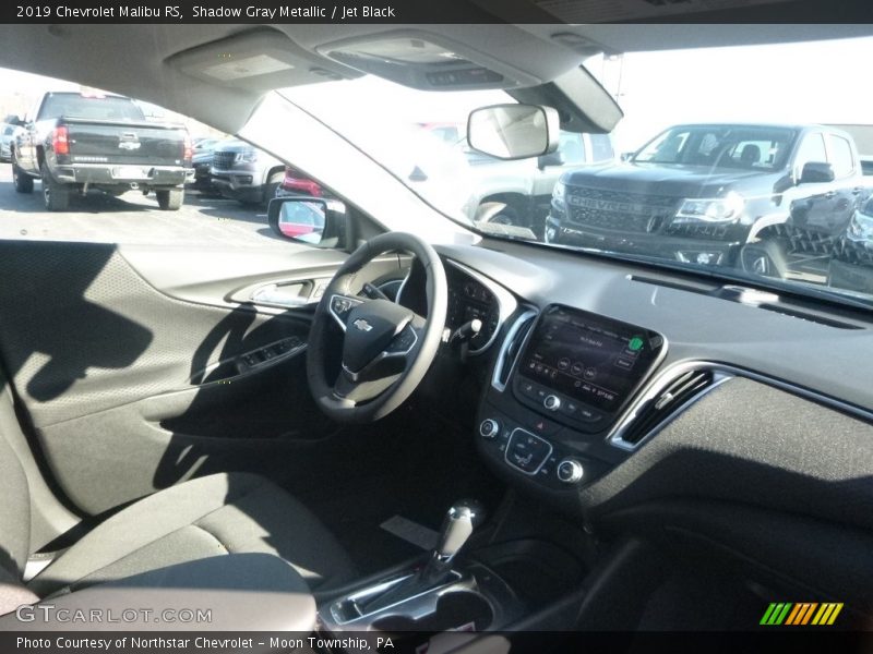 Shadow Gray Metallic / Jet Black 2019 Chevrolet Malibu RS