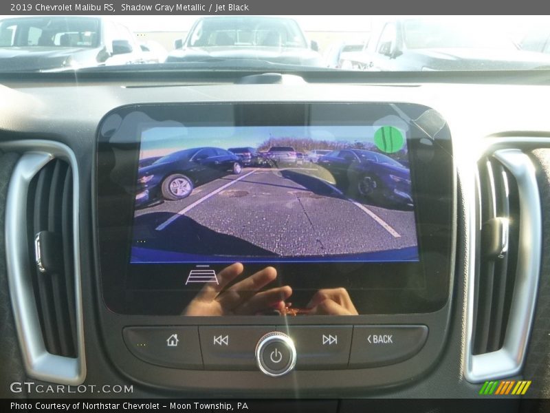 Shadow Gray Metallic / Jet Black 2019 Chevrolet Malibu RS