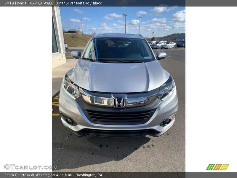 Lunar Silver Metallic / Black 2019 Honda HR-V EX AWD