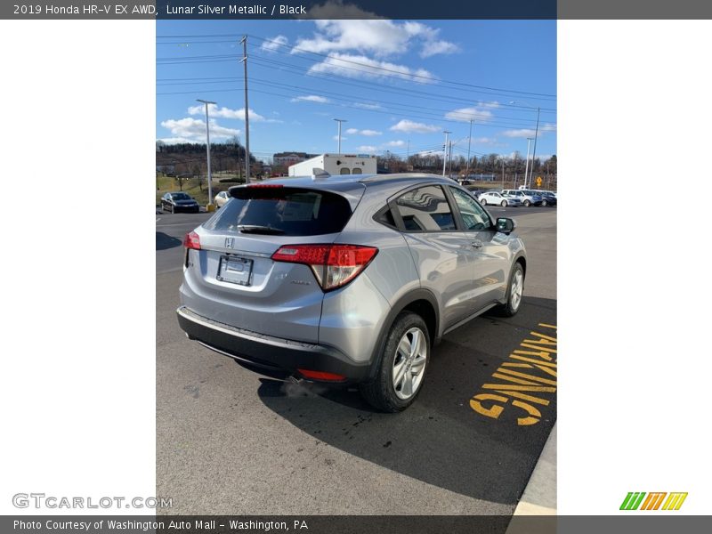 Lunar Silver Metallic / Black 2019 Honda HR-V EX AWD
