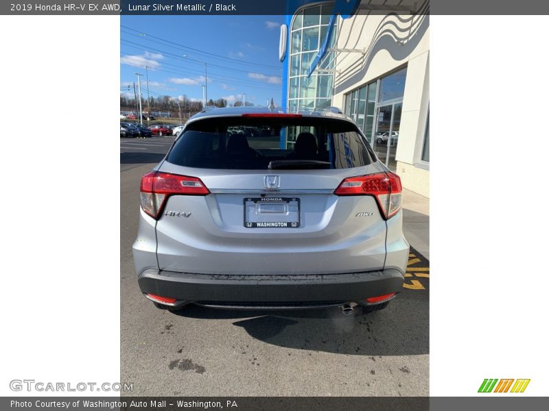 Lunar Silver Metallic / Black 2019 Honda HR-V EX AWD