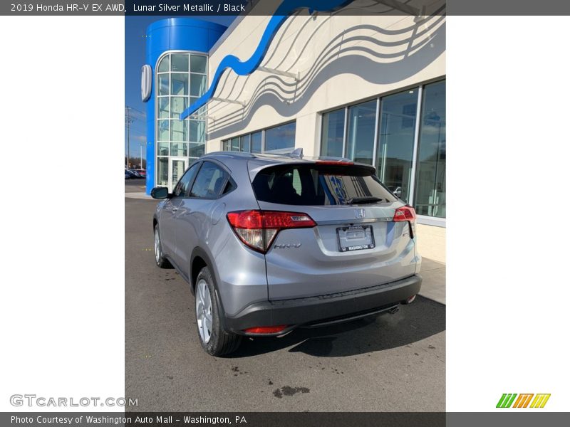 Lunar Silver Metallic / Black 2019 Honda HR-V EX AWD