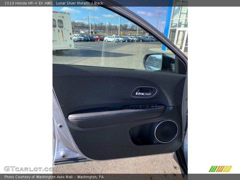 Lunar Silver Metallic / Black 2019 Honda HR-V EX AWD