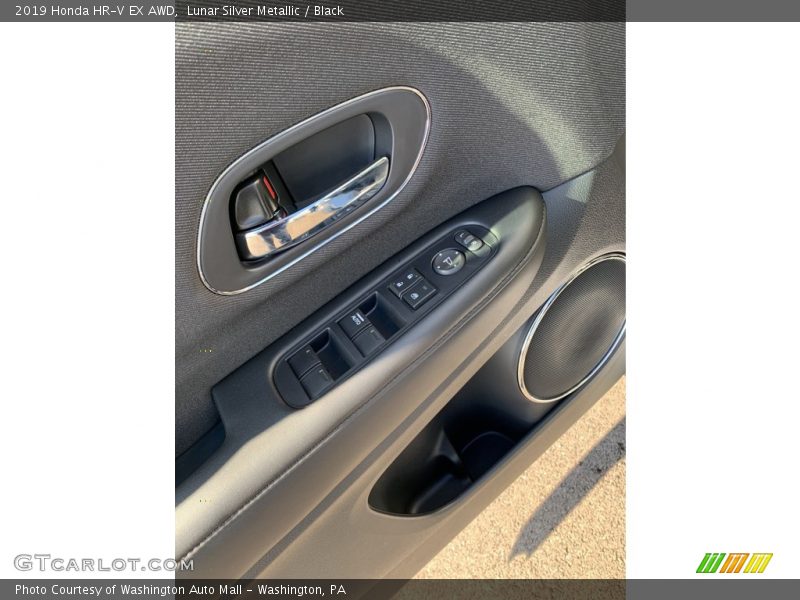 Lunar Silver Metallic / Black 2019 Honda HR-V EX AWD