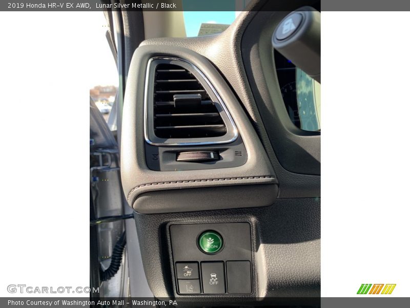 Lunar Silver Metallic / Black 2019 Honda HR-V EX AWD