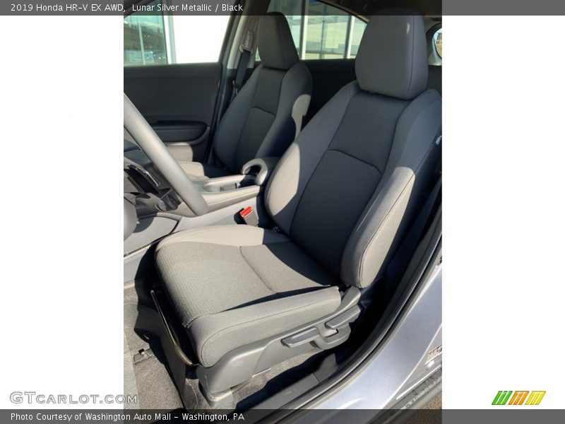 Lunar Silver Metallic / Black 2019 Honda HR-V EX AWD