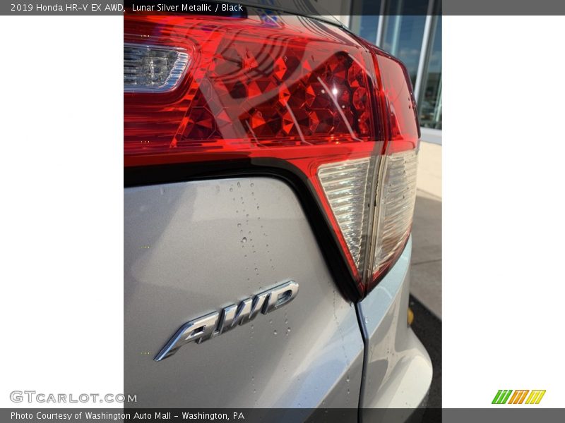 Lunar Silver Metallic / Black 2019 Honda HR-V EX AWD