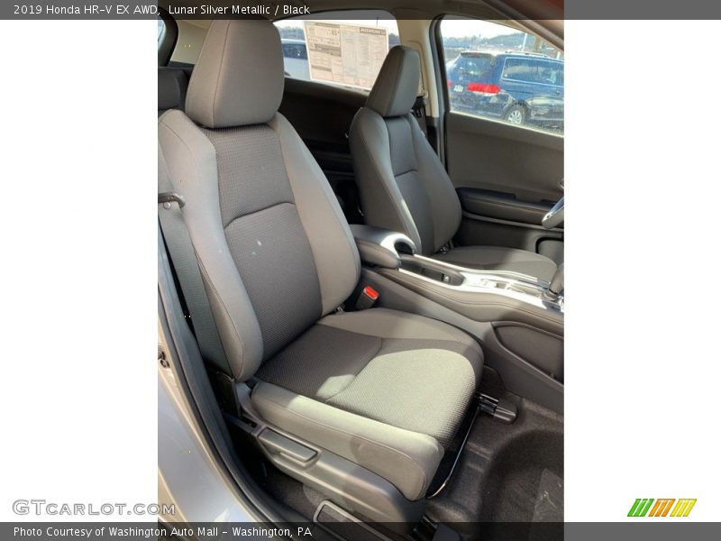 Lunar Silver Metallic / Black 2019 Honda HR-V EX AWD