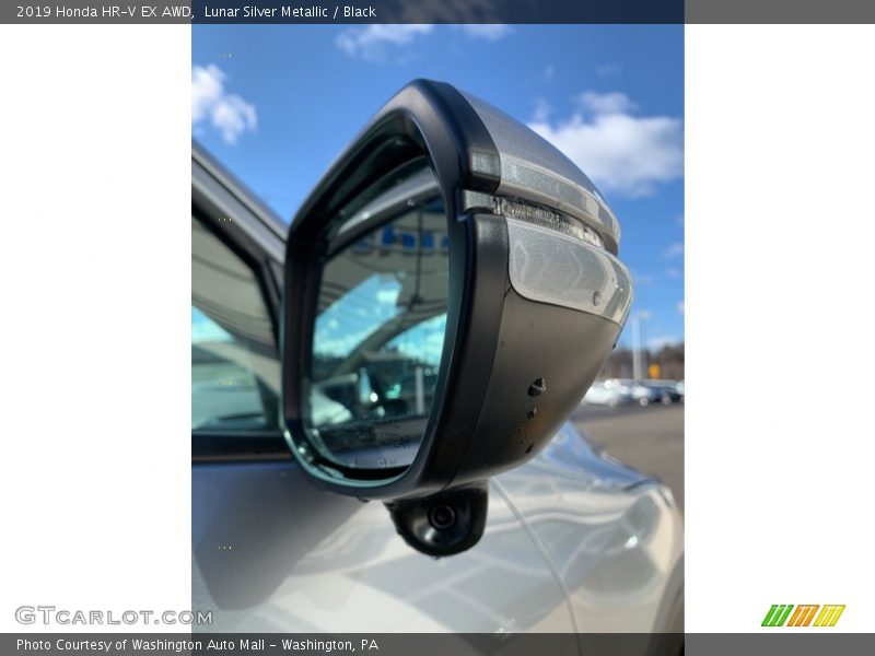 Lunar Silver Metallic / Black 2019 Honda HR-V EX AWD