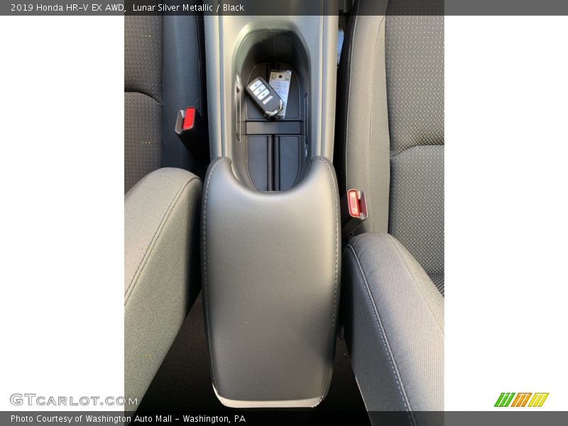 Lunar Silver Metallic / Black 2019 Honda HR-V EX AWD
