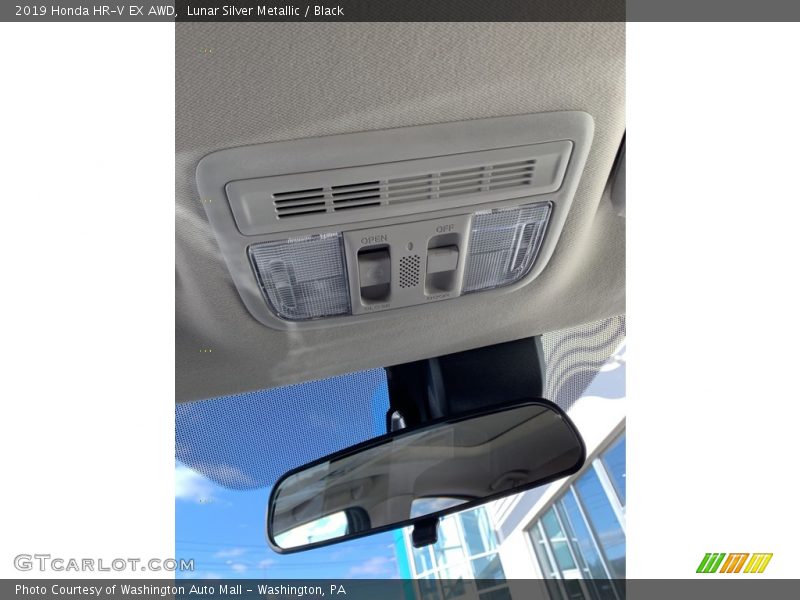 Lunar Silver Metallic / Black 2019 Honda HR-V EX AWD