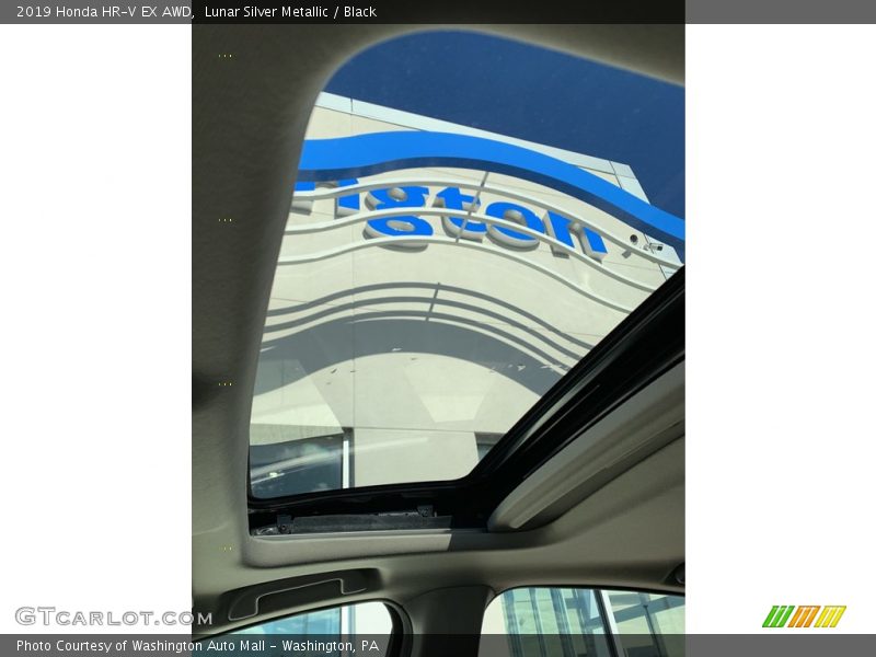 Lunar Silver Metallic / Black 2019 Honda HR-V EX AWD