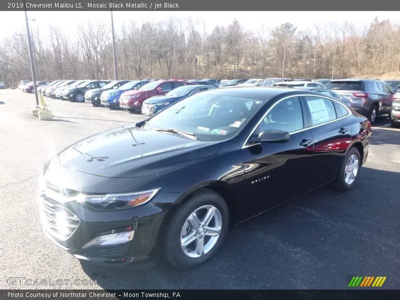 Mosaic Black Metallic / Jet Black 2019 Chevrolet Malibu LS