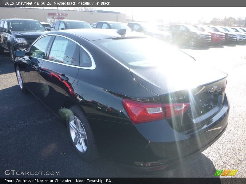Mosaic Black Metallic / Jet Black 2019 Chevrolet Malibu LS