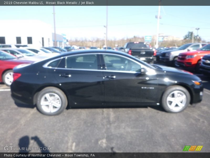 Mosaic Black Metallic / Jet Black 2019 Chevrolet Malibu LS