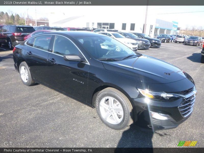 Mosaic Black Metallic / Jet Black 2019 Chevrolet Malibu LS