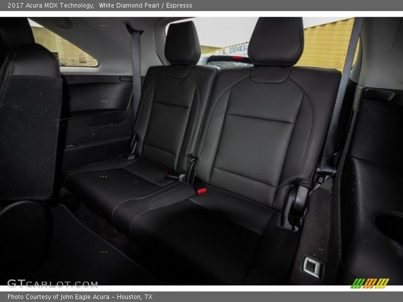 White Diamond Pearl / Espresso 2017 Acura MDX Technology