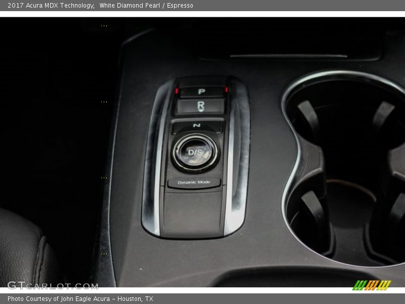White Diamond Pearl / Espresso 2017 Acura MDX Technology