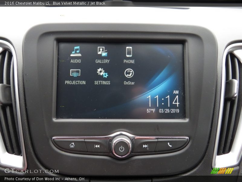 Blue Velvet Metallic / Jet Black 2016 Chevrolet Malibu LS