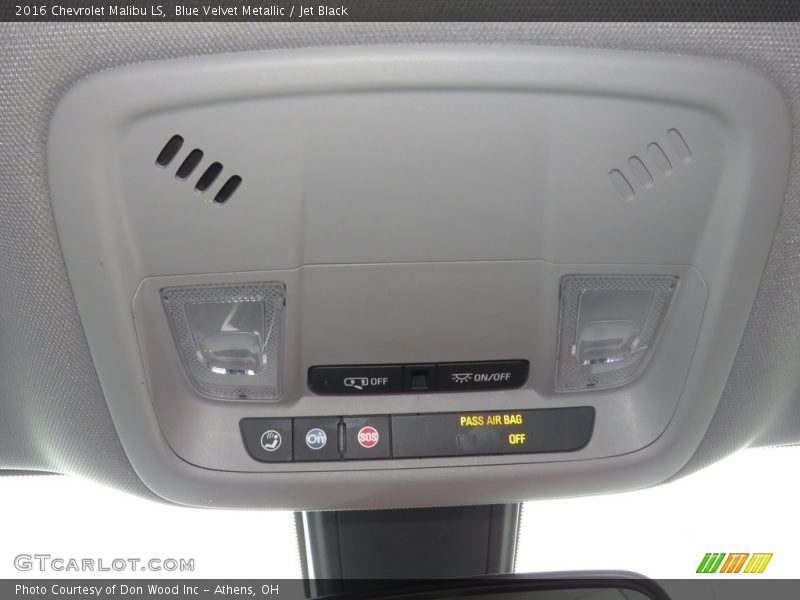 Blue Velvet Metallic / Jet Black 2016 Chevrolet Malibu LS