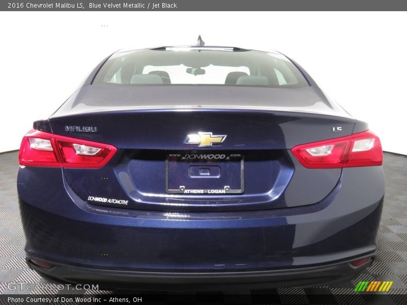 Blue Velvet Metallic / Jet Black 2016 Chevrolet Malibu LS