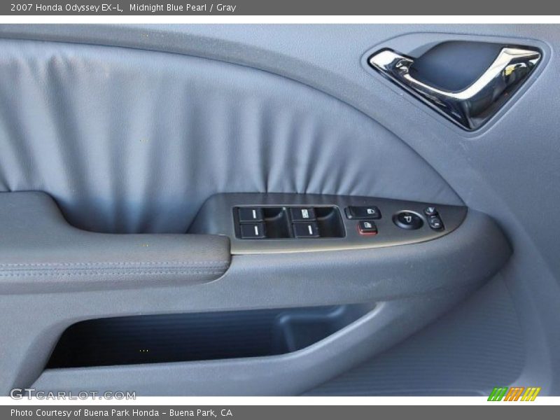Midnight Blue Pearl / Gray 2007 Honda Odyssey EX-L